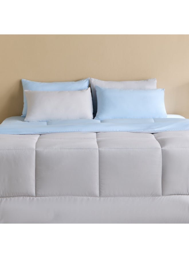 Home Box Reversible Microfiber King Comforter Set for Adults - Image 2